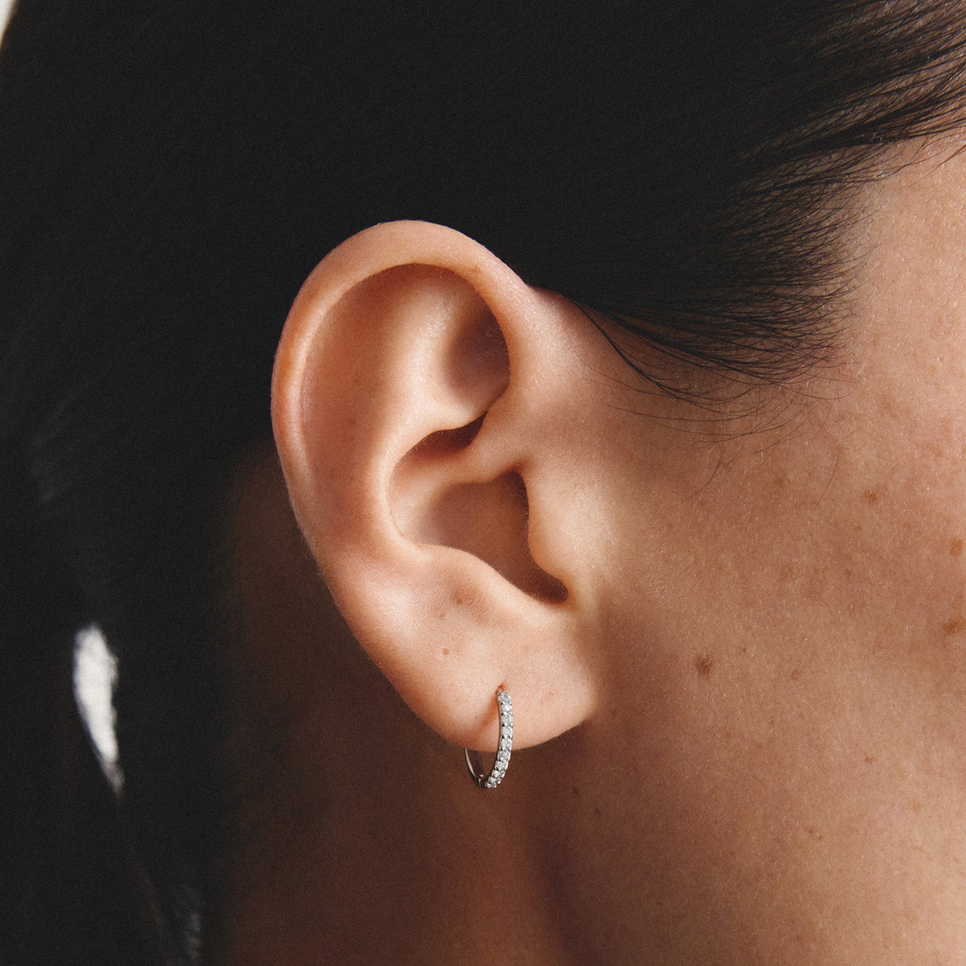 Thomas Sabo Hoop earrings with zirconia TCR776