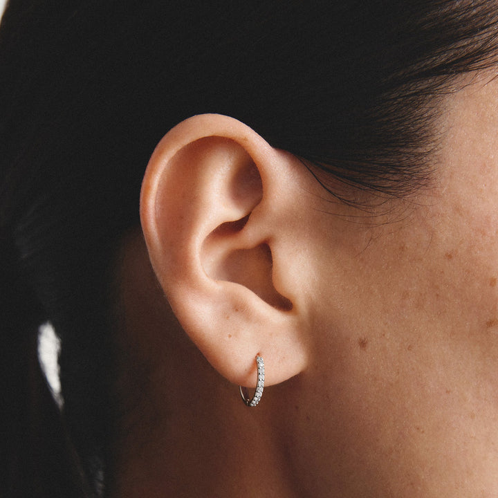 Thomas Sabo Hoop earrings with zirconia TCR776