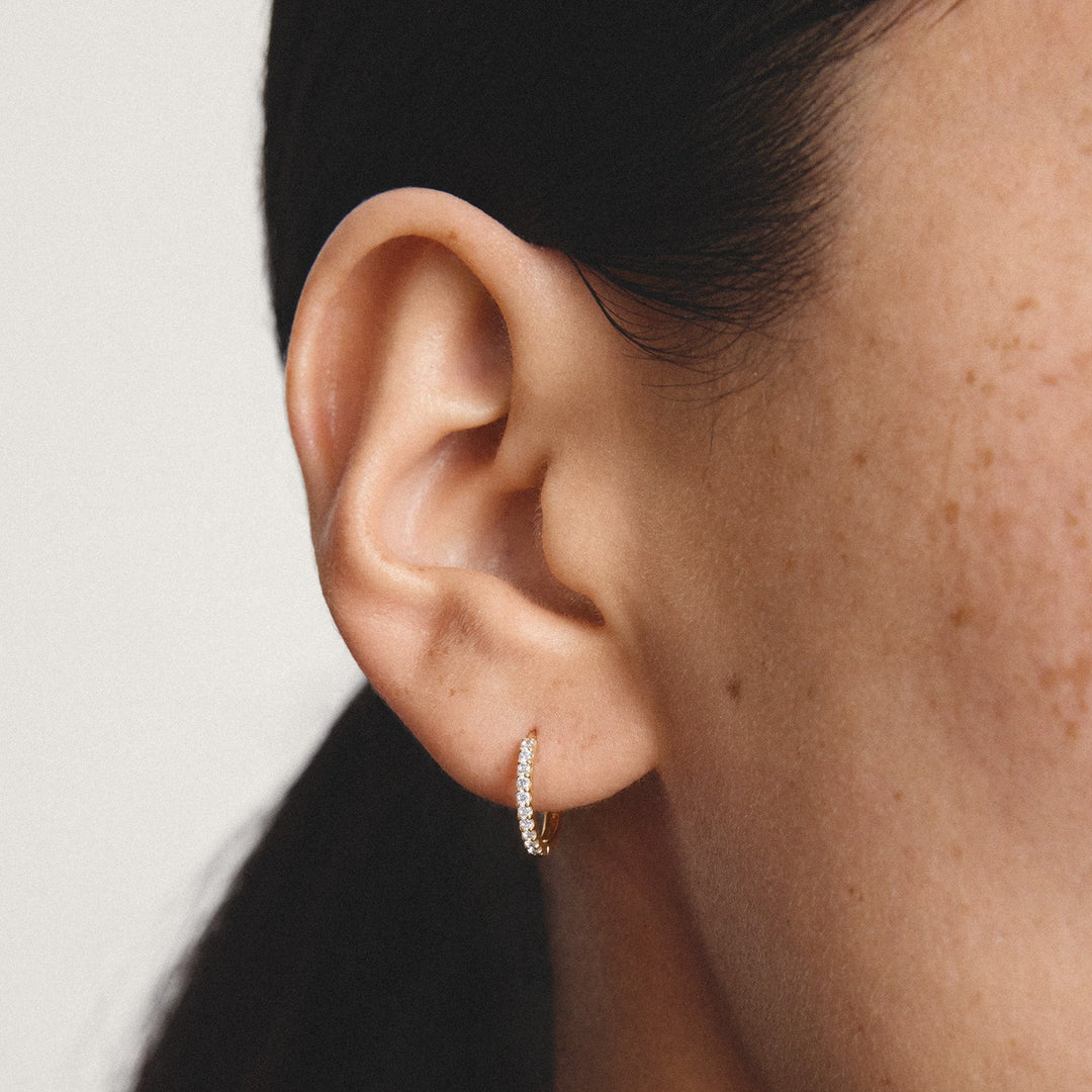 Thomas Sabo Hoop earrings with zirconia TCR776MY