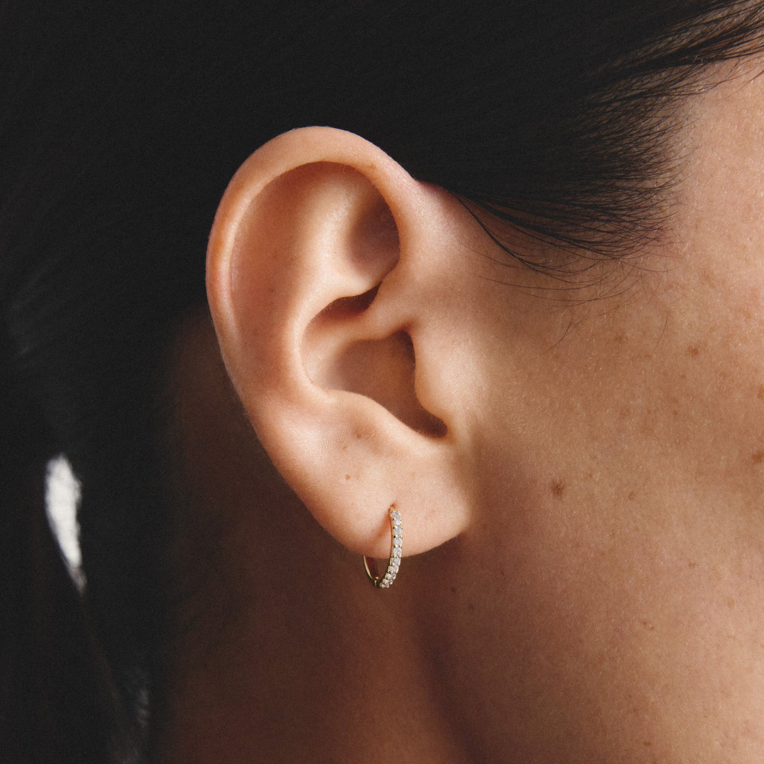 Thomas Sabo Hoop earrings with zirconia TCR776MY