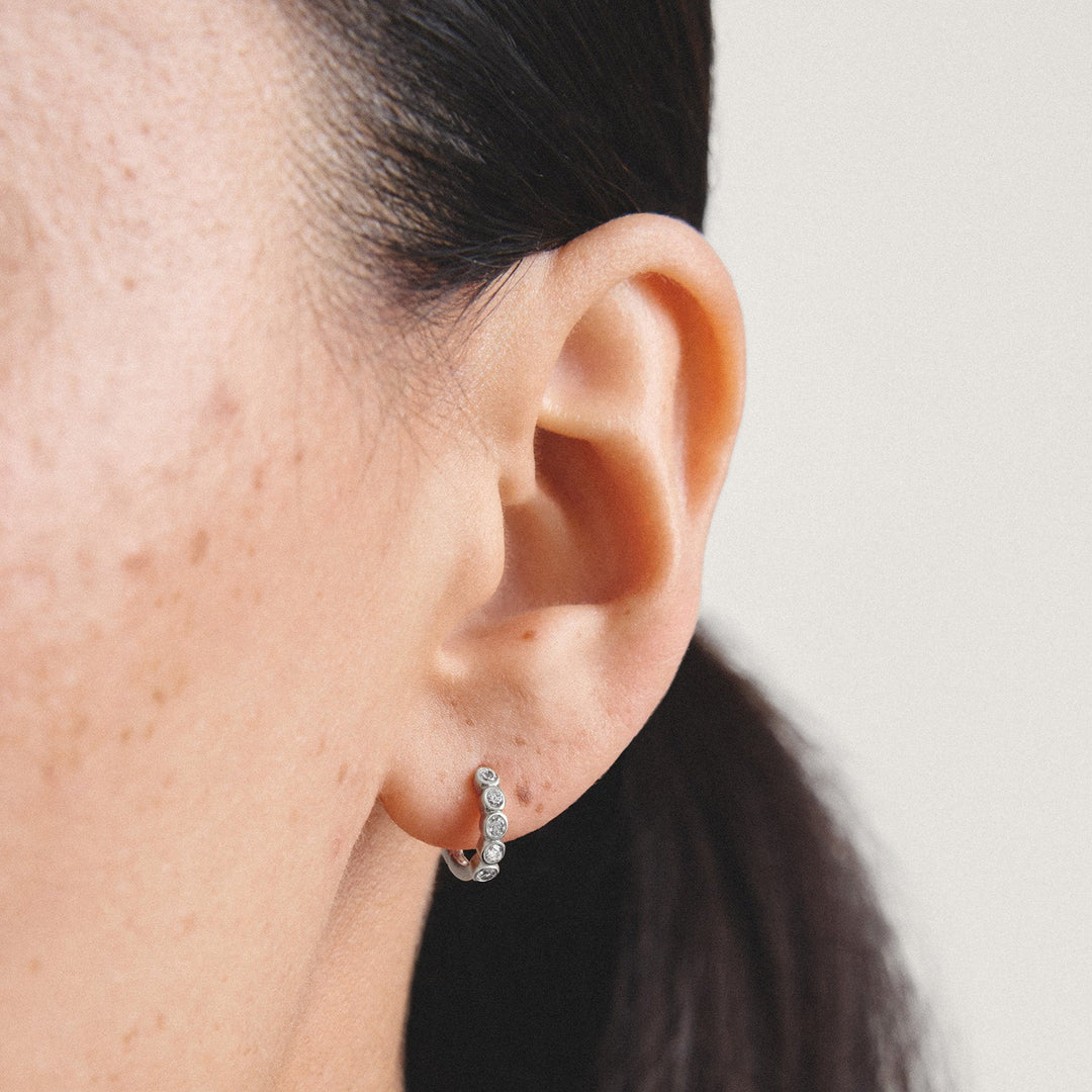 Thomas Sabo Hoop earrings with zirconia TCR777