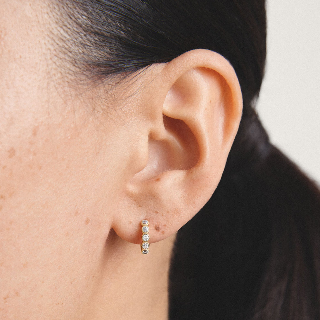 Thomas Sabo Hoop earrings with zirconia TCR777MY