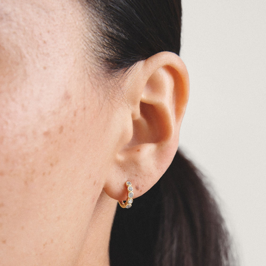 Thomas Sabo Hoop earrings with zirconia TCR777MY