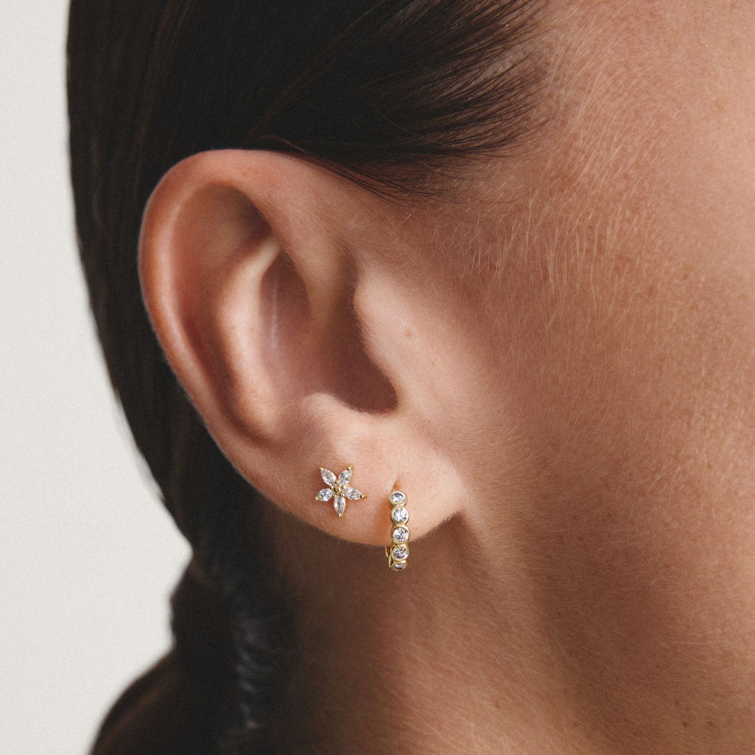 Thomas Sabo Hoop earrings with zirconia TCR777MY