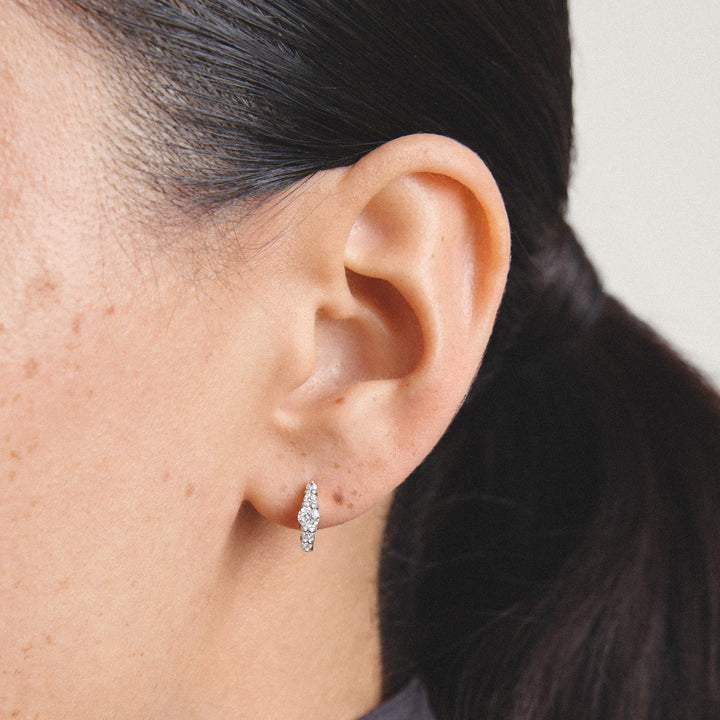 Thomas Sabo Hoop earrings with zirconia TCR778