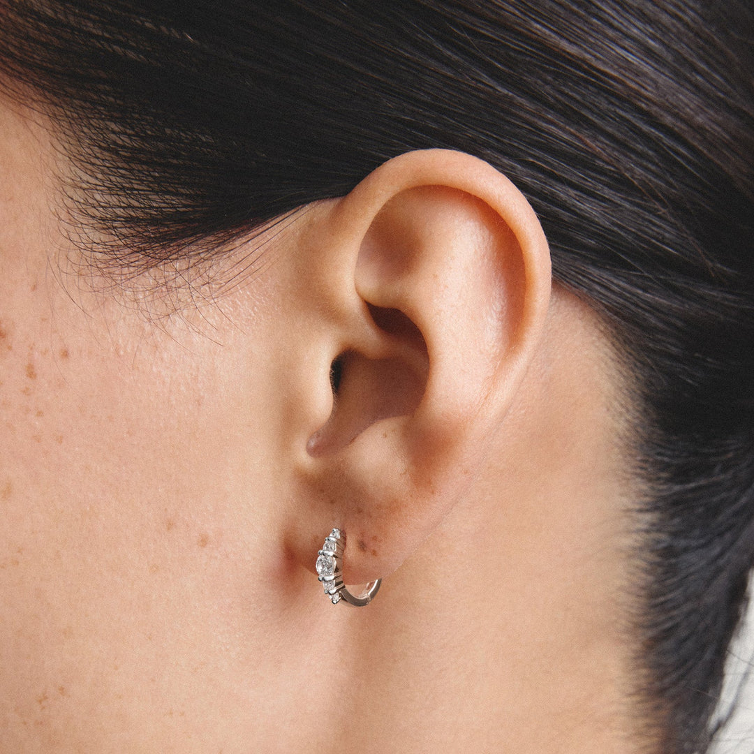 Thomas Sabo Hoop earrings with zirconia TCR778