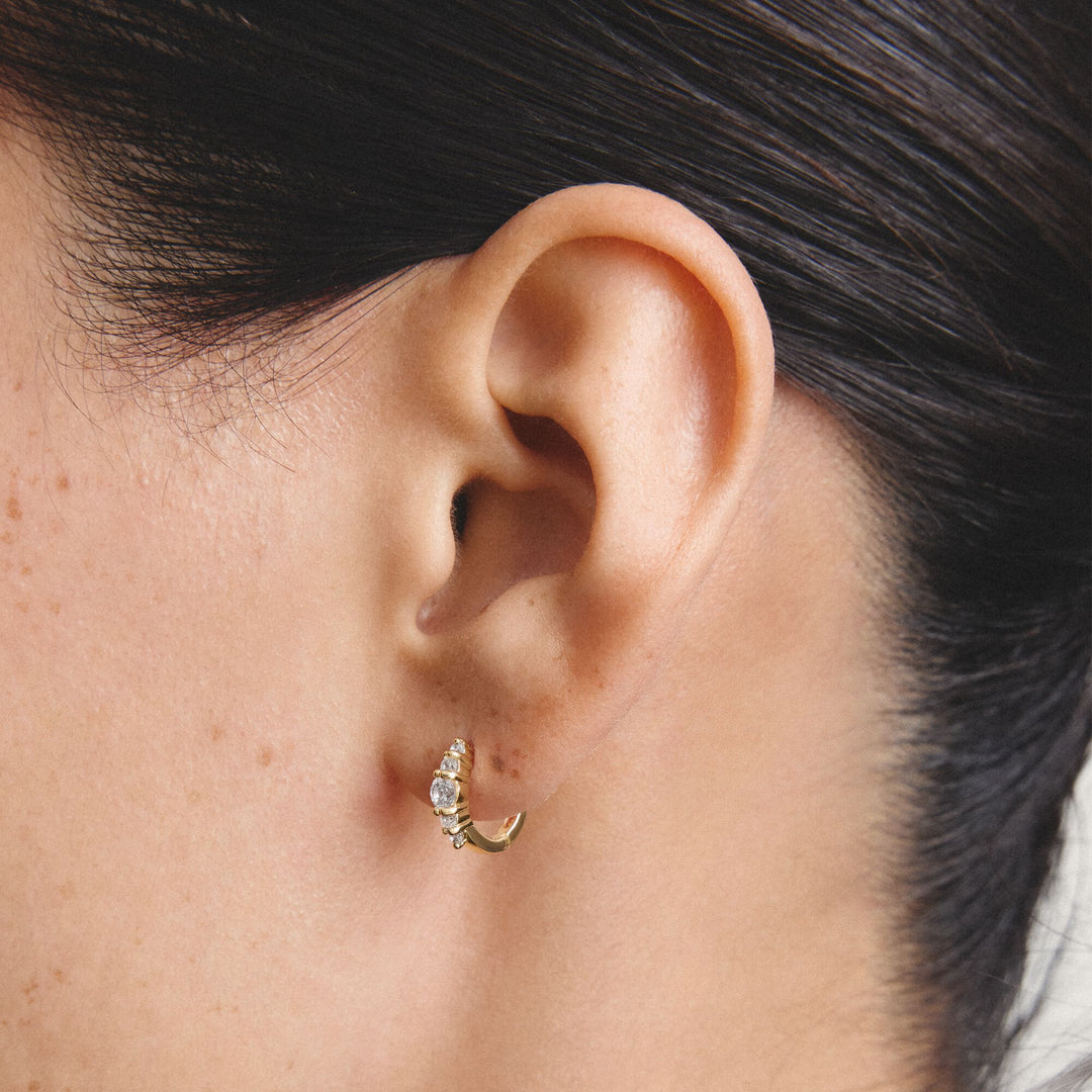Thomas Sabo Hoop earrings with zirconia TCR778MY