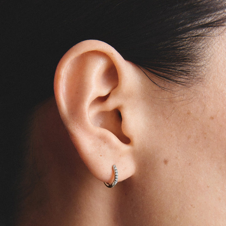 Thomas Sabo Hoop earrings with zirconia TCR780