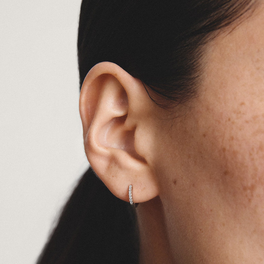 Thomas Sabo Hoop earrings with zirconia TCR780