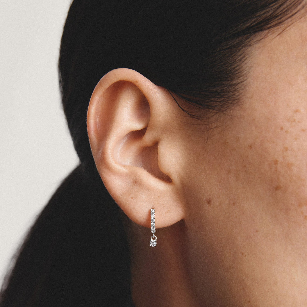 Thomas Sabo Hoop earrings with brilliant-cut zirconia TCR781