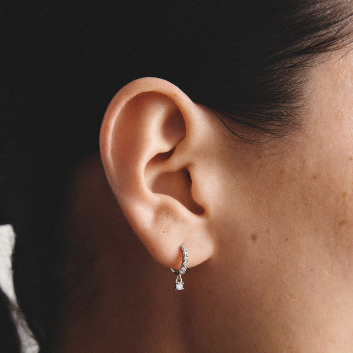 Thomas Sabo Hoop earrings with brilliant-cut zirconia TCR781