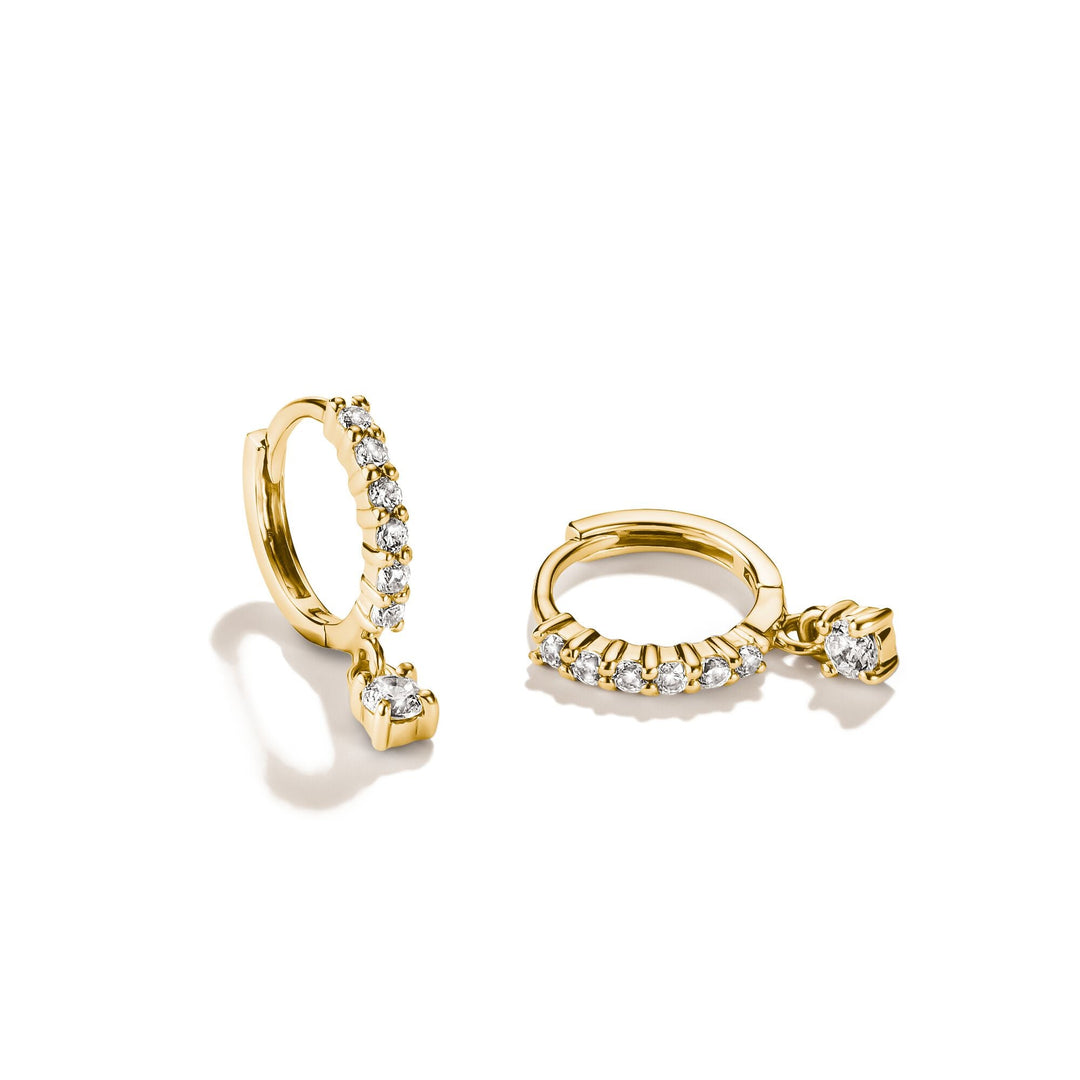 Thomas Sabo Hoop earrings with brilliant-cut zirconia TCR781MY