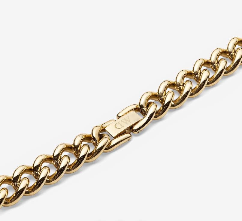 DANIEL WELLINGTON Chunky Chain Necklace Gold DW00400851