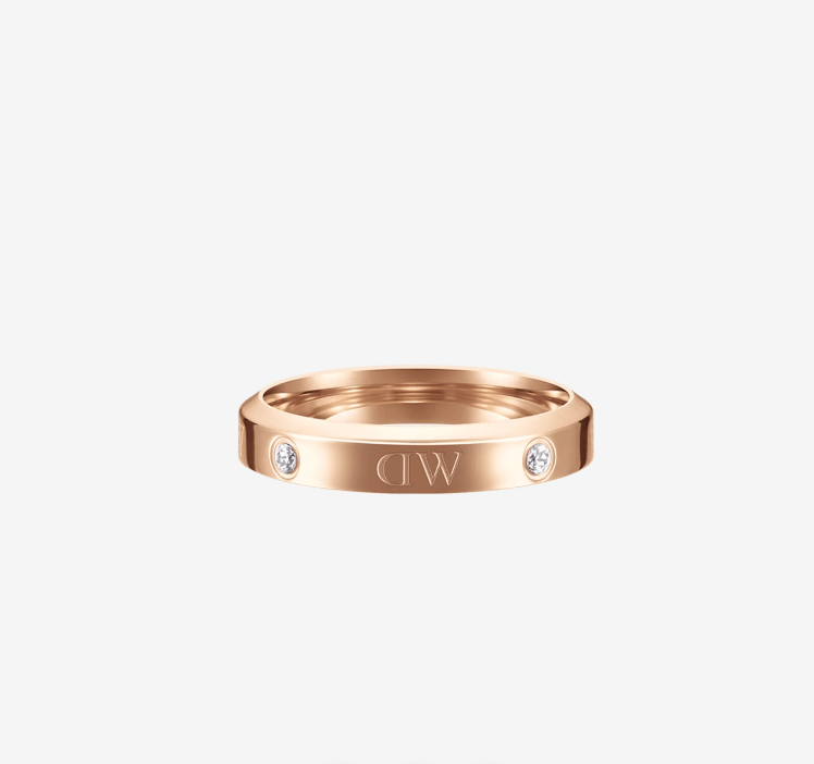 DANIEL WELLINGTON Classic Lumine Ring Rose Gold