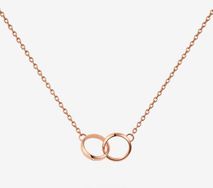 DANIEL WELLINGTON Classic Lumine Unity Necklace Rose Gold DW00400352