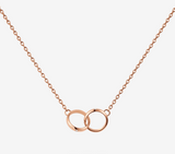 DANIEL WELLINGTON Classic Lumine Unity Necklace Rose Gold DW00400352