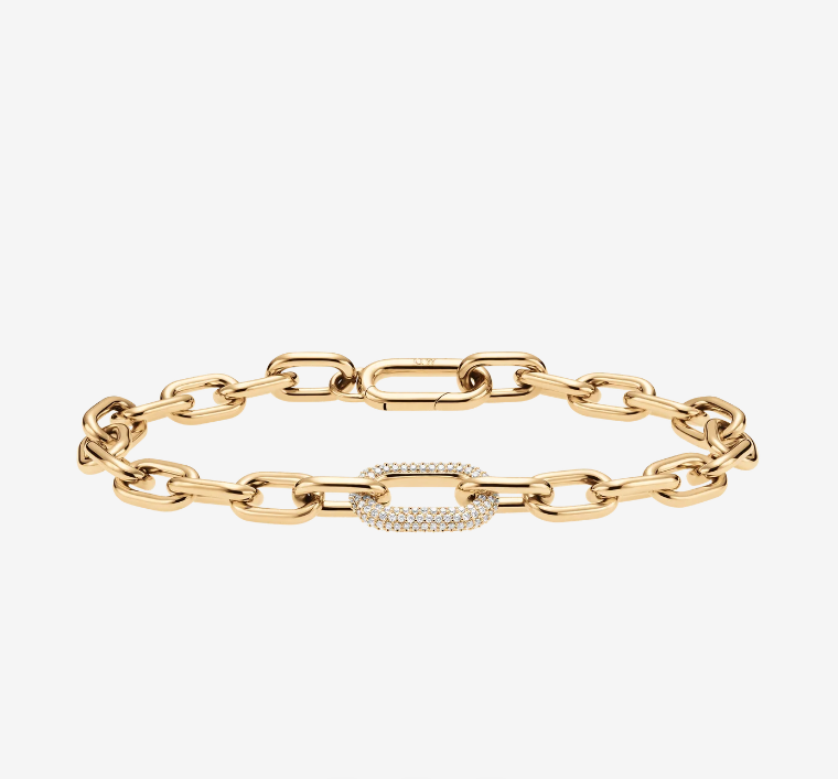 DANIEL WELLINGTON Crystal Link Bracelet Gold