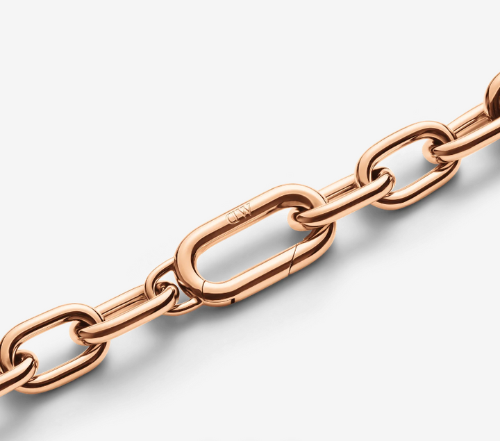 DANIEL WELLINGTON Crystal Link Bracelet Rose Gold