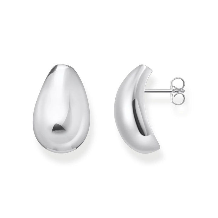 THOMAS SABO EAR STUDS in Drop Shape Silver TH2308