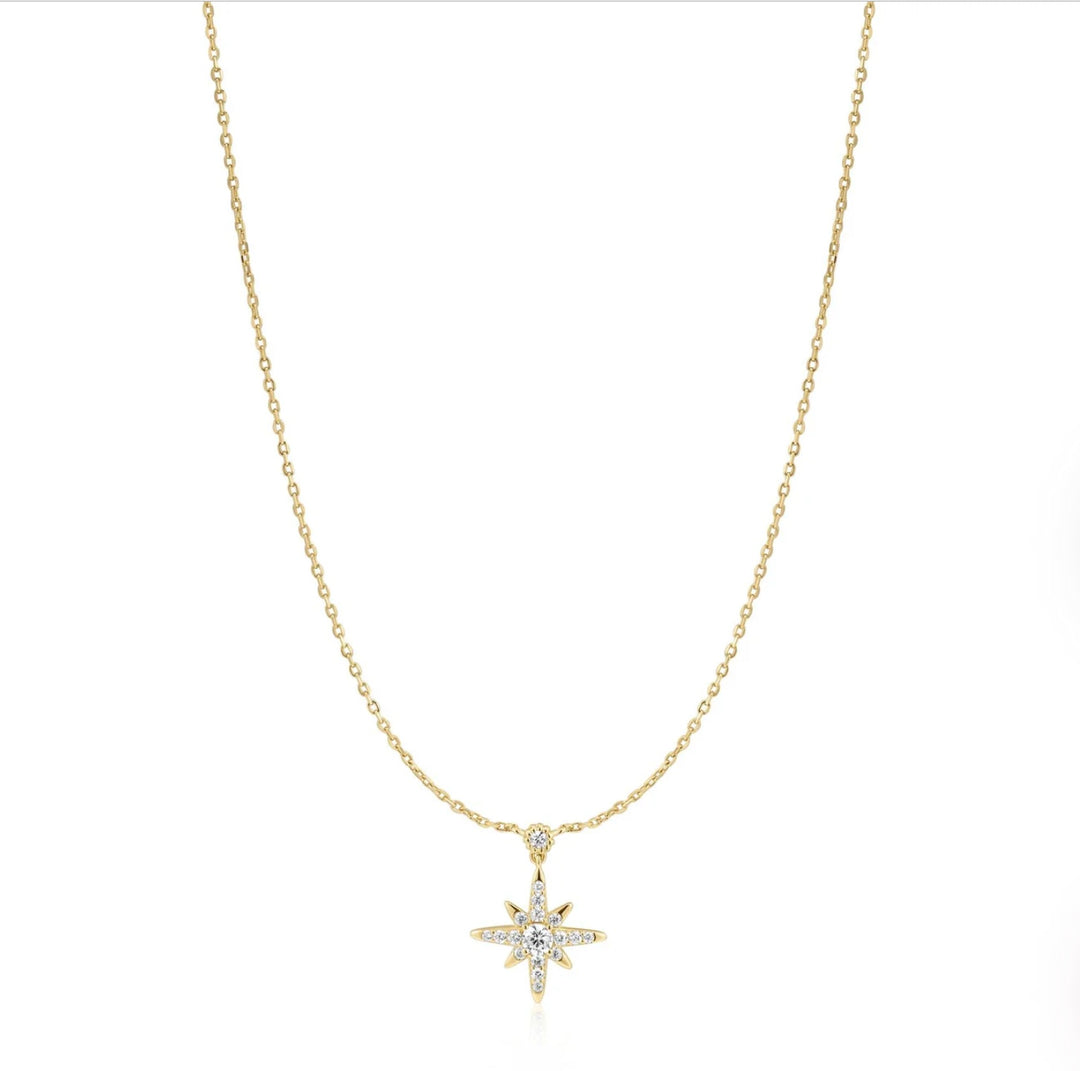 Ania Haie Sparkling Nova Star Necklace N071-05G