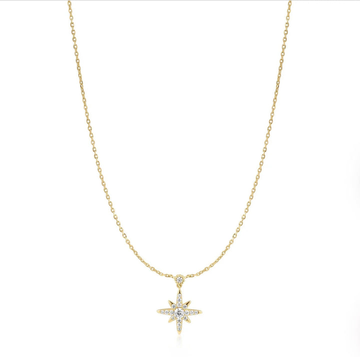 Ania Haie Sparkling Nova Star Necklace N071-05G