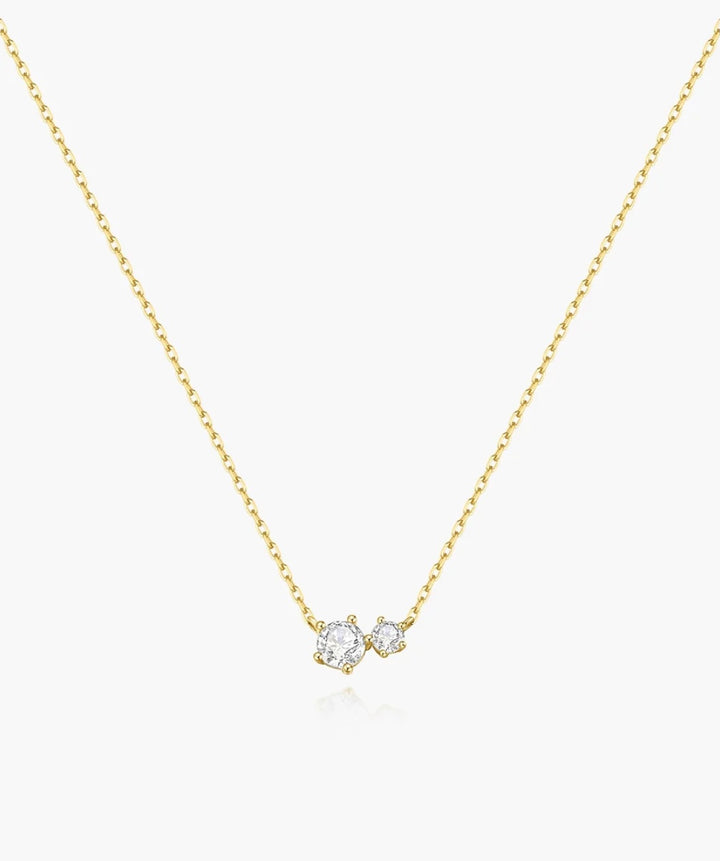 Ania Haie Gold Prong Set Duo Necklace N079-01G