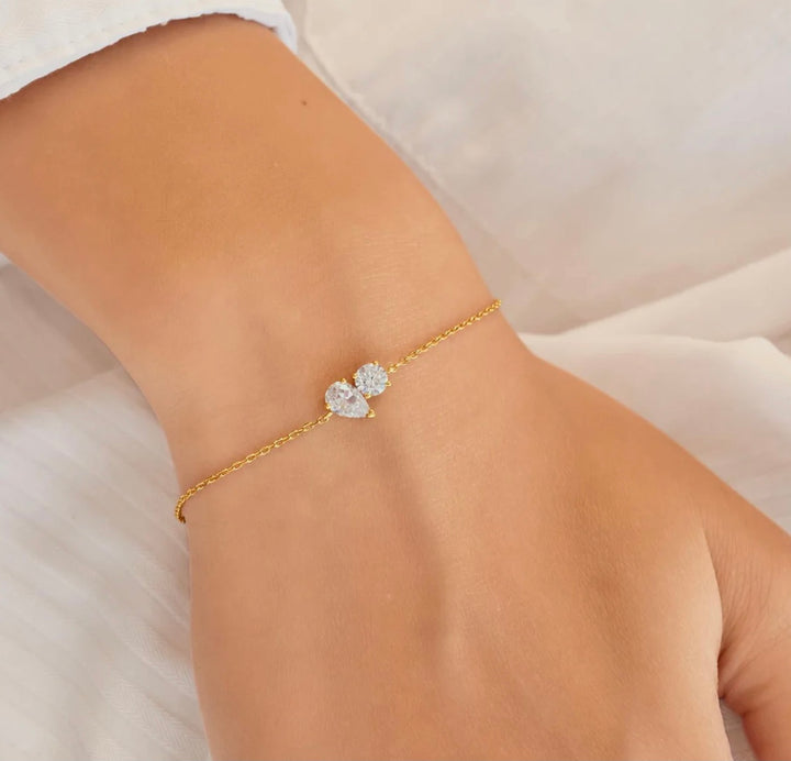 Ania Haie Gold Toi & Moi Bracelet B071-03G