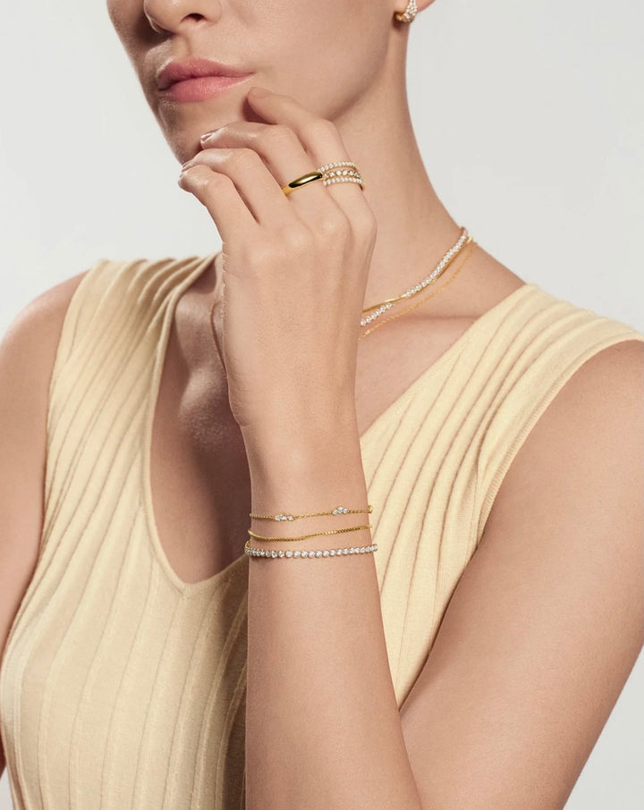 Ania Haie Gold Cluster Station Bracelet B079-01G