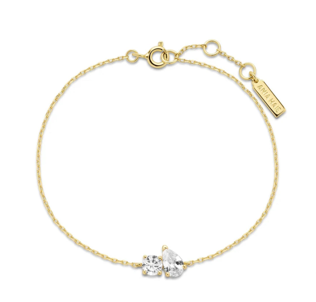Ania Haie Gold Toi & Moi Bracelet B071-03G