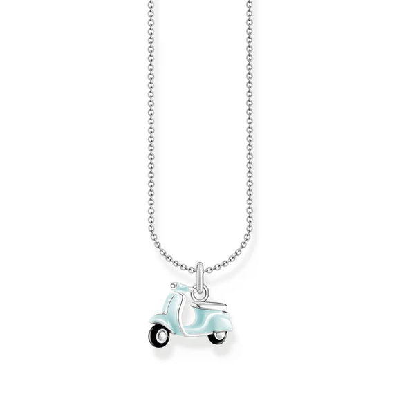 THOMAS SABO NECKLACE with Blue Scooter Pendant TKE2217