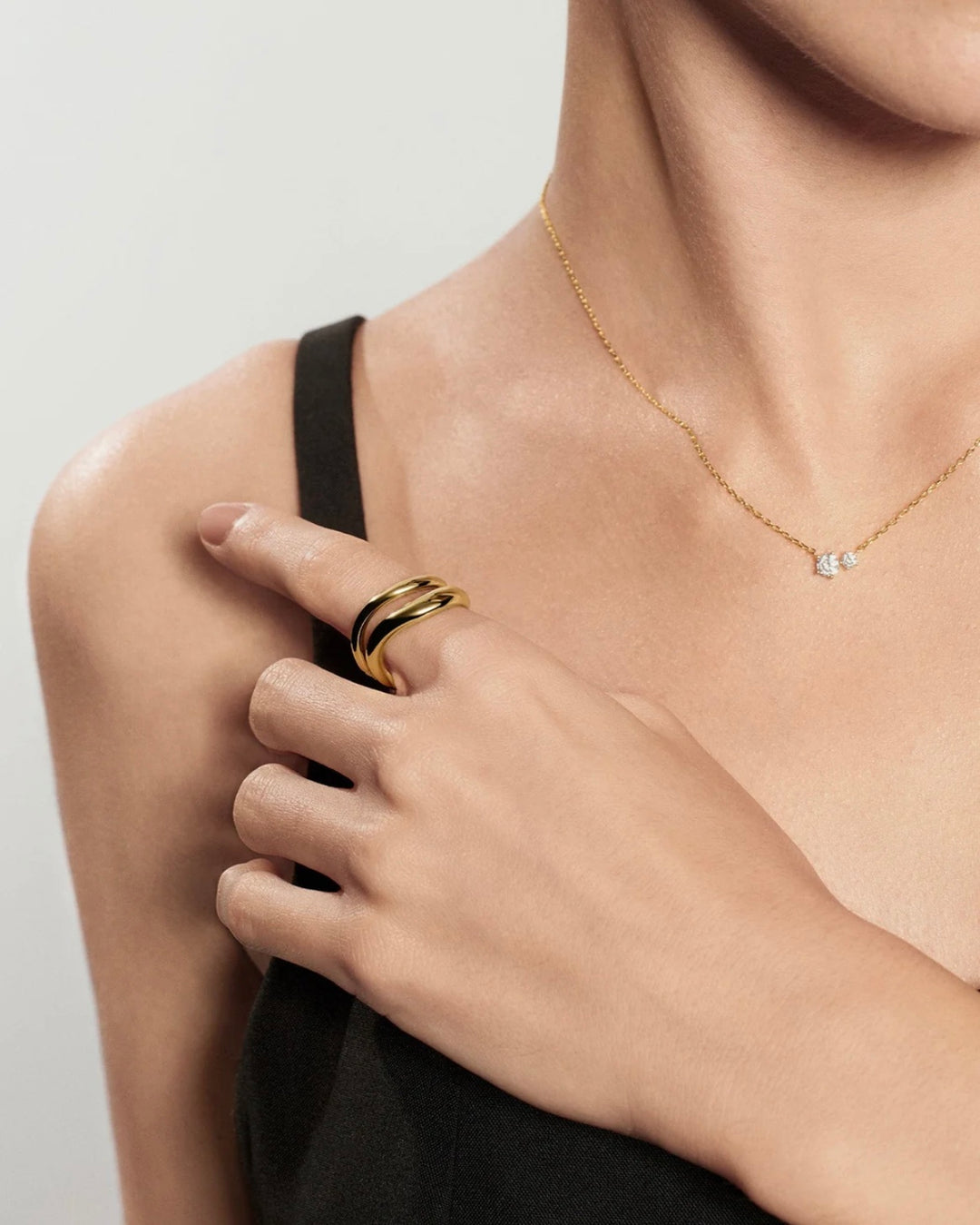Ania Haie Gold Spiral Adjustable Ring R079-02G
