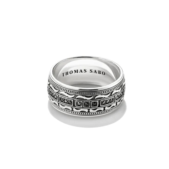 THOMAS SABO Wide Band Ring with Zirconia TR2530B