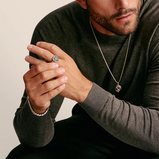 THOMAS SABO Signet Ring Cross Black Zirconia TR2518M