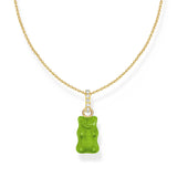 Thomas Sabo Gold Necklace Apple Green Goldbear TKE2209GRY