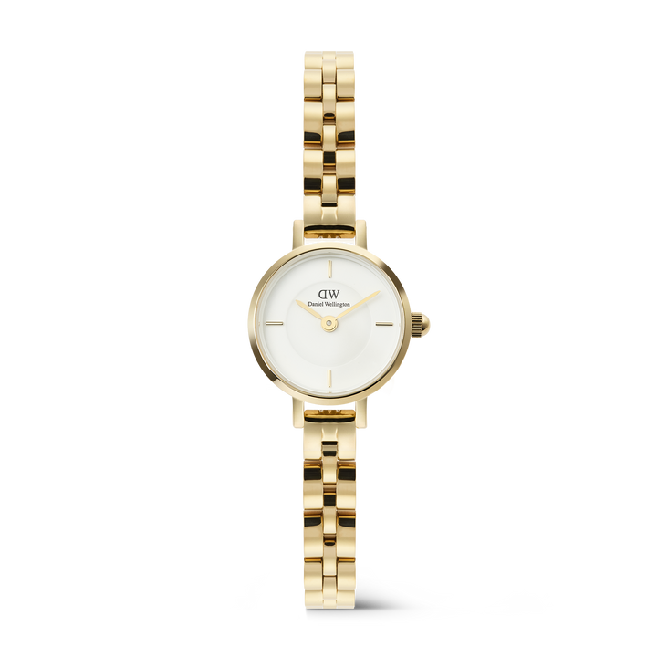 Daniel Wellington Petite Mini Arch 3-link White Gold