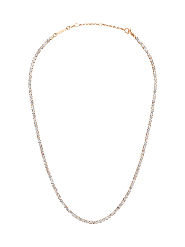 DANIEL WELLINGTON Classic Tennis Necklace Rose Gold DW00400390