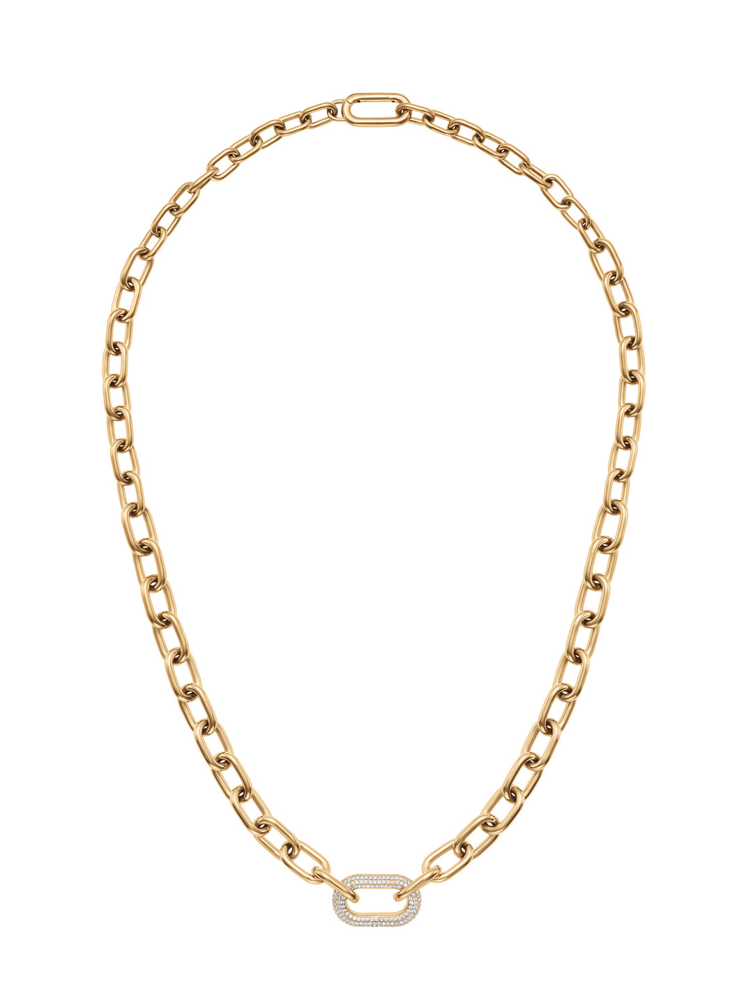 DANIEL WELLINGTON Crystal Link Necklace Gold DW00400589