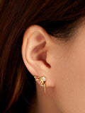 Ania Haie Gold Statement Spike Stud Earrings E053-05G