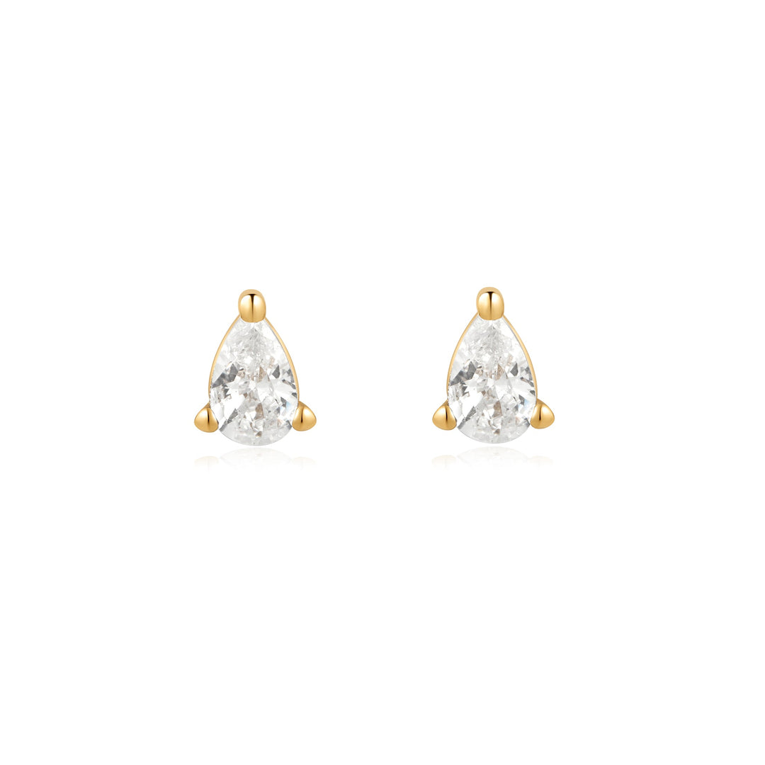 Ania Haie Gold Pear Studs E056-01G