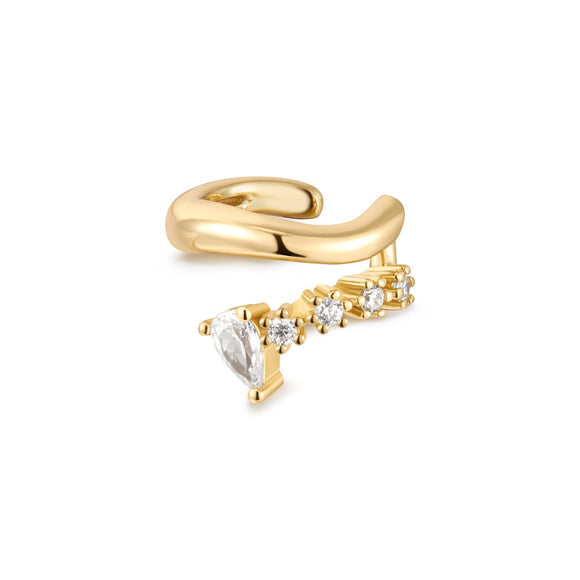 Ania Haie Gold Sparkle Cuff E056-03G