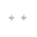 Ania Haie Gold Solitaire Studs E057-01G