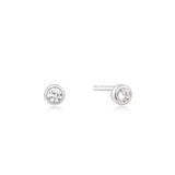 Ania Haie Silver Solitaire Cubic Zirconia Studs E059-03H