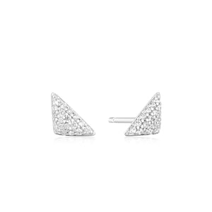 Ania Haie Silver Triangular Pave Studs E059-06H