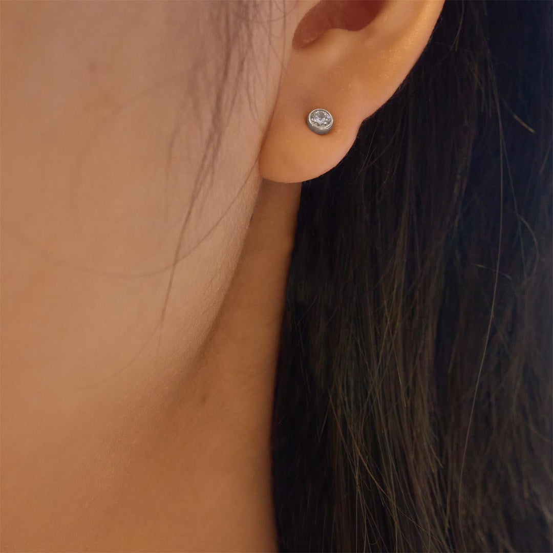 Ania Haie Silver Cascade Station Drop Stud Earrings E075-12H