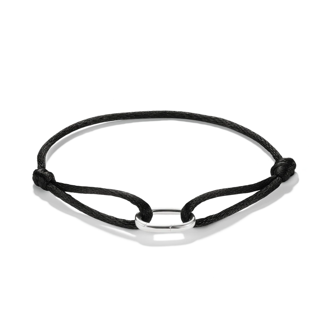 THOMAS SABO Connect Textile Bracelet Black TC1210BL