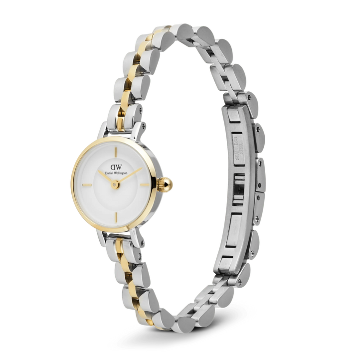 Daniel Wellington Petite Mini Arch 3-Link Two Tone Rose Gold DW00100923