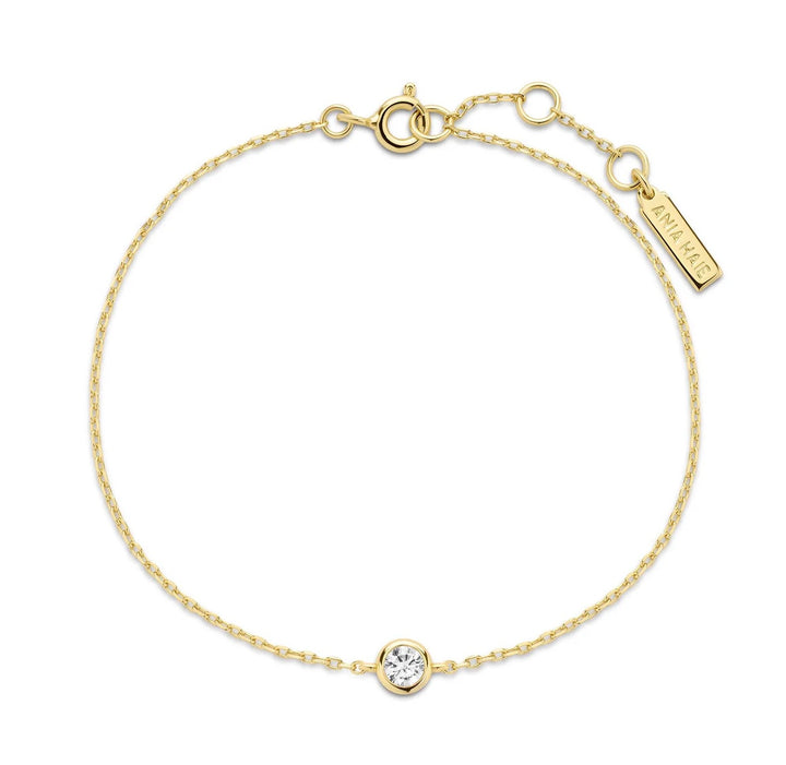 Ania Haie Gold Solitaire Bracelet B071-02G