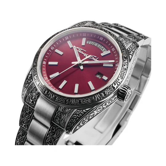 THOMAS SABO Rebel Revive Watch 36mm Red TWA0425