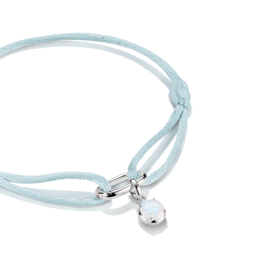 THOMAS SABO Connect Textile Bracelet Turquoise TC1210TU