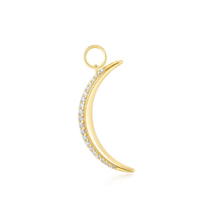 Ania Haie Gold Moon Pave Earring Charm EC060-01G